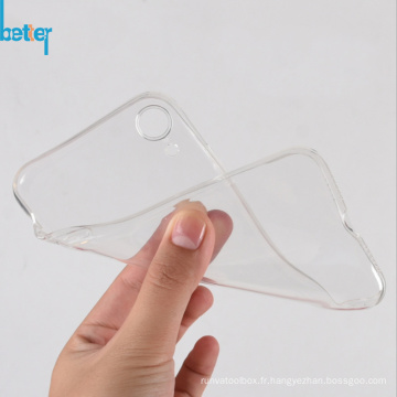 Housse en silicone transparente et transparente pour iPhone